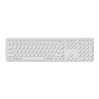 Keychron B5 Pro-K8 toetsenbord Wit, US lay-out (QWERTY), Scissor switches, 100%, ABS keycaps, 2.4 GHz / Bluetooth / USB
