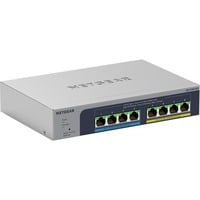 Netgear 8-poorts multi-Gigabit (2,5G) Ethernet Ultra60 PoE++ Smart switch Grijs, 230W PoE‑budget met 4 PoE++ en 4 PoE+, MS108TUP-100EUS