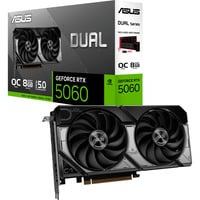 ASUS DUAL GeForce RTX 5060 OC 8G grafische kaart 3x DisplayPort, 1x HDMI 2.1, DLSS 4