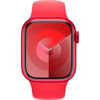 Apple Watch Series 9 smartwatch Rood/rood, Aluminium, 41 mm, Sportbandje (S/M)