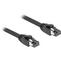 DeLOCK Netwerkabel S/FTP, RJ-45 met Cat.8.1 Zwart, 0,25 meter