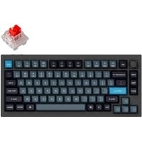 Keychron Q1 Pro-M1, toetsenbord Zwart, US lay-out, Keychron K Pro Red, RGB leds, 65%, KSA double-shot PBT, hot swap, Bluetooth 5.1, Knob