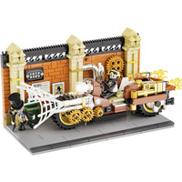 Lumibricks Steampunk World - Steampunk Motorcycle Pursuit Constructiespeelgoed F9067