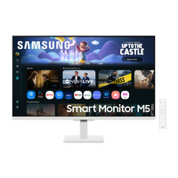 SAMSUNG Smart Monitor M5 S32FM501EU 31.5"  Wit, 2x HDMI, Wi-Fi 5, Audio