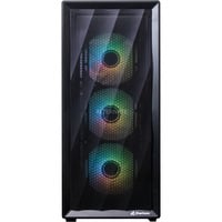 ALTERNATE Thunderstorm Starter Ryzen 5 - RTX 5060 gaming pc Zwart | R5 5600 | RTX 5060 | 16 GB | 1 TB SSD