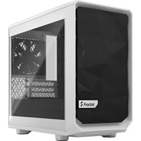 Fractal Design Meshify 2 Nano White TG clear tint midi tower behuizing Wit | 2x USB-A | 1x USB-C | Tempered Glass