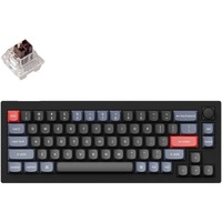 Keychron V2-D3, gaming toetsenbord Zwart (mat), US lay-out, Keychron K Pro Brown, RGB leds, 65%, Double-shot PBT, hot swap, Knob