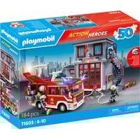 PLAYMOBIL Action Heroes - Brandweer megaset Constructiespeelgoed 71603