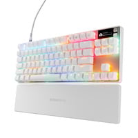 SteelSeries Apex Pro TKL Gen 3, gaming toetsenbord Wit, US lay-out, SteelSeries OmniPoint 3.0, RGB led