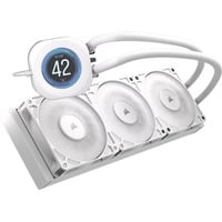 Corsair NAUTILUS 360 RS LCD CPU-vloeistofkoeler waterkoeling Wit