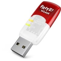 FRITZ! WLAN Stick AC 430 MU-MIMO wlan adapter Wit/rood