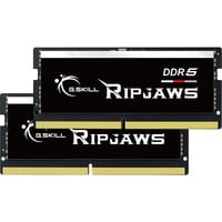 G.Skill 32 GB DDR5-4800 Kit laptopgeheugen Zwart, F5-4800S4039A16GX2-RS, Ripjaws