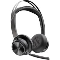 HP Poly Voyager Focus 2 USB-C - Teams Certified on-ear headset Zwart, Incl. oplaadstatief