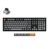 Keychron K10 Max-H13 RGB mechanisch toetsenbord Zwart, US lay-out (QWERTY), 100%, RGB leds, OSA Double-shot PBT, hot swap, USB-C | 2.4 GHz | Bluetooth 5.1
