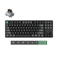 Keychron K8 Ultra 8K Wireless Custom Mechanical Keyboard Zwart, US lay-out (QWERTY), Keychron Apex Brown, 80% (TKL), RGB leds, OSA Double-shot PBT, USB-C | 2.4 GHz | Bluetooth 5.2