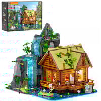 Lumibricks Retro House - Waterfall Cabin Constructiespeelgoed L9083