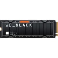 WD Black SN850X NVMe 1 TB SSD Zwart, PCIe 4.0 x4, NVMe, M.2 2280, koellichaam