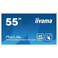 iiyama ProLite TF5539UHSC-W1AG 55" 4K Ultra HD Public Display Wit, 4K UHD, VGA, HDMI, DisplayPort, Audio, Touch