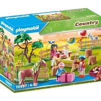 PLAYMOBIL Country - Kinderverjaardagsfeestje op de ponyboerderij Constructiespeelgoed 70997