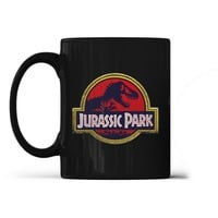 SD Toys Jurassic Park: Logo Ceramic Mug mok Zwart