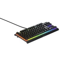 SteelSeries Apex 3 TKL RGB gaming toetsenbord Zwart, US lay-out (QWERTY), SteelSeries Whisper-Quiet, 80% (TKL)