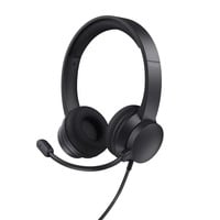 Trust Ayda USB-ENC PC Headset on-ear Zwart