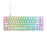 CHERRY XTRFY K5V2 Compact, gaming toetsenbord Wit, US lay-out, Cherry MX2A Red, 65%, RGB, Hot-swap