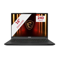 MSI Stealth A16 AI+ A3XWGG-005NL 16"  gaming laptop Zwart | Ryzen 9 370 | RTX 5070 | 32 GB | 1 TB SSD