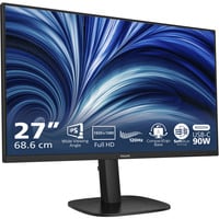 Philips 24B2U3301 23.8" monitor Zwart, 120 Hz, HDMI, DisplayPort, USB-C, Audio, LAN