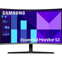 SAMSUNG Essential LS32D396GAUXEN 32" Curved monitor Zwart, 100 Hz, VGA, HDMI, Audio