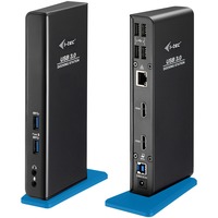 i-tec USB 3.0/USB-C Dual HDMI dockingstation Zwart