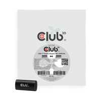 Club 3D CAC-2507 USB-C female adapter Zwart, 40G, 240W, 8K60Hz