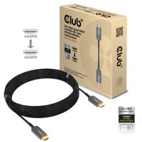 Club 3D Gecertificeerde actieve optische Ultra High Speed HDMI 2.1 kabel Zwart, 10 meter, 8K