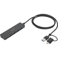 Digitus  usb-hub Zwart