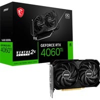 MSI GeForce RTX 4060 Ti VENTUS 2X BLACK 16G OC grafische kaart 1x HDMI, 3x DisplayPort, DLSS 3