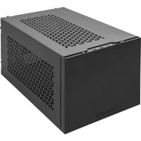 SilverStone SUGO 15 cube behuizing Zwart | 2x USB-A | 1x USB-C