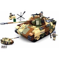 Sluban Army WWII - Medium Tank 2-in-1 Constructiespeelgoed 