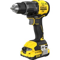 Stanley FatMax V20 18V Schroefklopboormachine klopboorschroevendraaier Zwart/geel, 2 accu's en oplader inbegrepen, met koffer