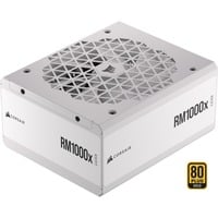 Corsair RM1000x SHIFT White, 1000W voeding Wit, 4x PCIe, 1x 12VHPWR, Kabelmanagement