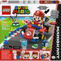 LEGO Super Mario - Mario Kart - Interactieve LEGO Mario en standaardkart Constructiespeelgoed 72043
