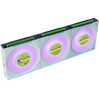 Lian Li UNI FAN SL-INF LCD FLEX 120 Wireless RGB case fans Wit, 3 stuks, 120 x 124 x 28 mm, PWM, 3 stuks