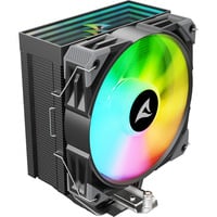 Sharkoon A40 RGB CPU-koeler Zwart, 4-pins PWM fan-connector