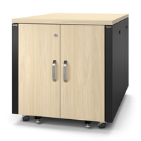 APC NetShelter AR4012A, 12U server rack Houtkleur/zwart, 75(b) x 78,5(h) x 113,04(d) cm, geluiddicht