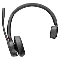HP Poly Voyager 4310 Microsoft Teams Certified Headset on-ear  Zwart, Incl. BT700 dongle + oplaadstatief