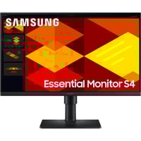SAMSUNG S24D402GAU Essential S4 S40GD 24" monitor Zwart, 100 Hz | HDMI | DisplayPort | USB