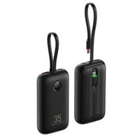 VEGER Mini powerbank 10.000 mAh Zwart