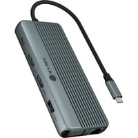 ICY BOX IB-DK4062-CPD 12-in-1 dockingstation Aluminium