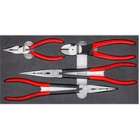 KNIPEX Tangen-Set Automotive 00 20 01 V16 tangenset Rood/zwart, 4-Delig