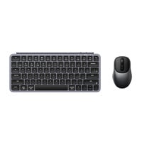 Keychron B1 Pro Keyboard and BM24 Mouse Wireless Combo, desktopset Grijs/zwart, US lay-out, Scissor switches, 100 - 2400 DPI, 75%, ABS keycaps, 2.4 GHz / Bluetooth / USB