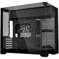Lian Li Lian Li O11 Vision-M                  bk mini tower behuizing Zwart | 2x USB-A | 1x USB-C | Window